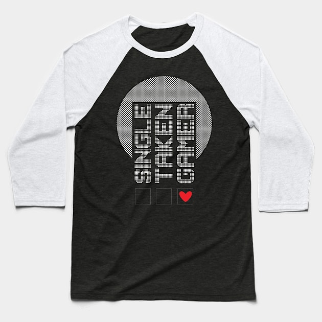 Single, Taken, Gamer Baseball T-Shirt by Teefold